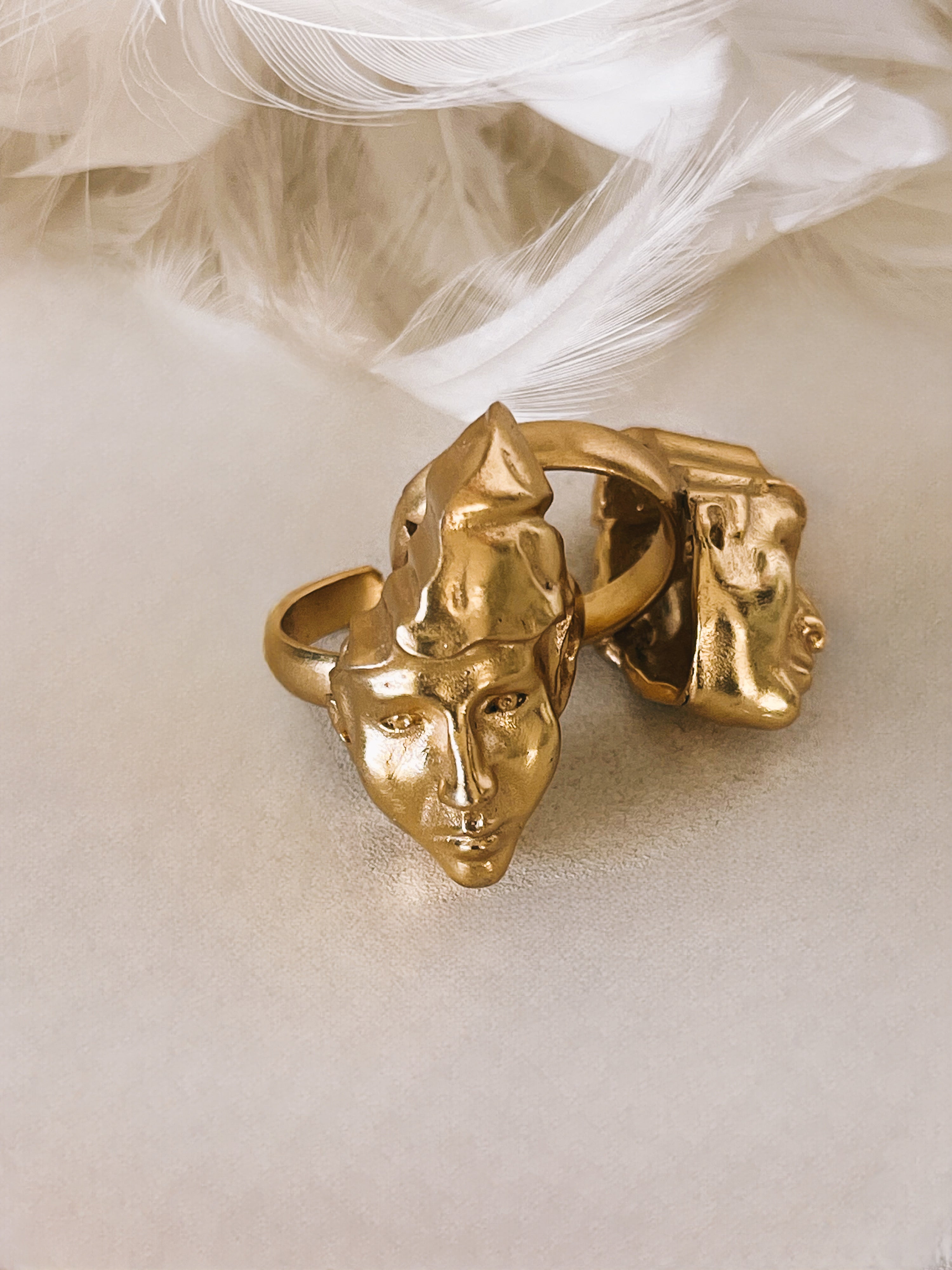 Masaba | Ring  Sage + Gold Roots