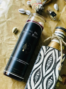 I CALL MY POWER BACK | Fixed Conjure Candle -  Sage + Gold Roots