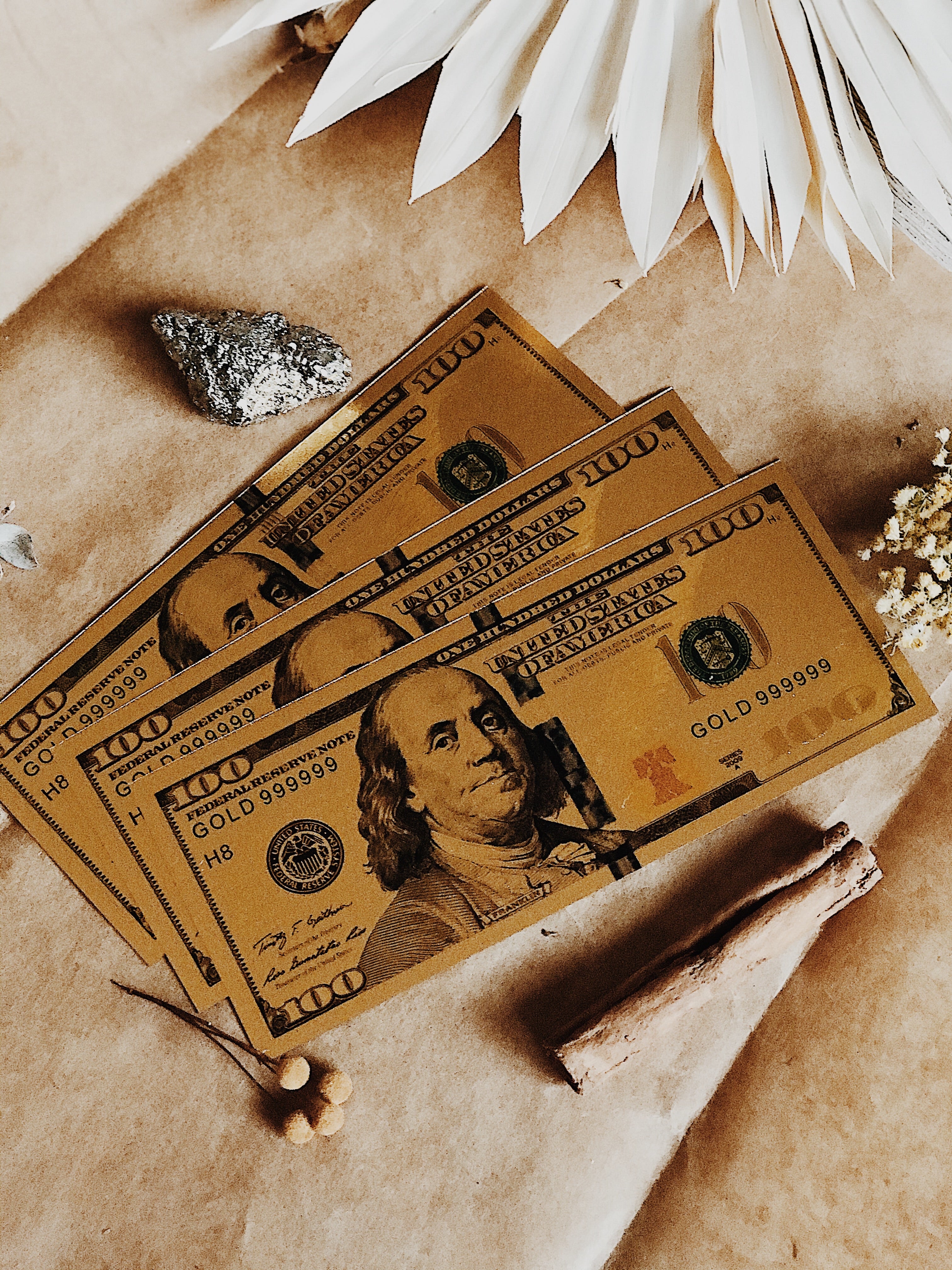 Prosperity Notes | Ancestor Money  Sage + Gold Roots