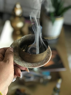 Sacred Ritual Incense | Loose Blend -  Sage + Gold Roots